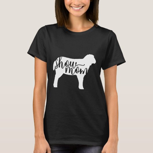 Schattige Show Moeder Schaap Shirt (Voorkant)