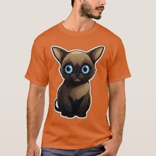 Schattige Siamees Kat Liefhebber Grappig Siamees K T-shirt
