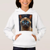 Schattige Siamese kat (Voorkant)