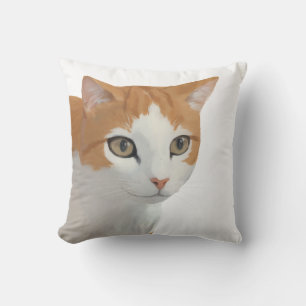 Schattige Siamese Kat Kunst Kussen
