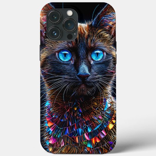 Schattige Siamese kat Minimal Schattige kat liefhe Case-Mate iPhone Case (Achterkant)