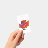 Schattige Siamese kempvis betta cartoon  Badge (Handheld)