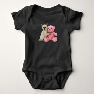 Schattige Siamese Teddybeer Romper