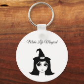 schattige sikist fantasie sprookjeskunst sleutelhanger (Voorkant)