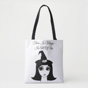 schattige sikist fantasie sprookjeskunst tote bag