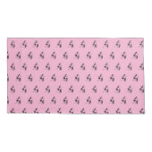 Schattige silhouet Inspirerend danserspatroon Kussensloop (Achterkant)