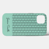 Schattige silhouet kokospalmen Case-Mate iPhone case (Achterkant (horizontaal))