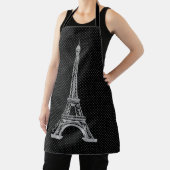 Schattige Silver Eiffel Tower Schort (Insitu)