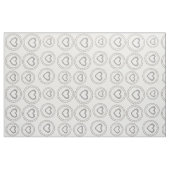 Schattige Silver Hearts Pattern Stof (Fat Quarter)
