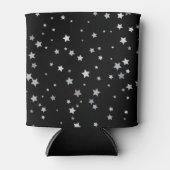 Schattige Silver Stars patroon | Elke achtergrondk Blikjeskoeler (Voorkant)