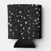 Schattige Silver Stars patroon | Elke achtergrondk Blikjeskoeler (Achterkant)