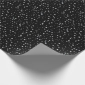 Schattige Silver Stars patroon | Elke achtergrondk Cadeaupapier (Hoek)