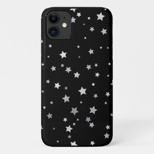 Schattige Silver Stars patroon Elke achtergrondk Case-Mate iPhone Case