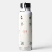 Schattige simpele libellen en bloemen waterfles (Rechts)