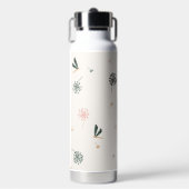 Schattige simpele libellen en bloemen waterfles (Voorkant)