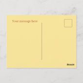 Schattige sinaasappel Bericht toevoegen Fruit Briefkaart (Achterkant)