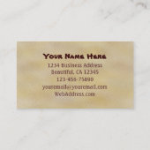 Schattige Sinaasappel Flower Teenslippers Beach Visitekaartje (Achterkant)