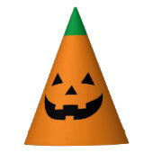 Schattige sinaasappel Jack o lantaarn pompoen gezi Feesthoedjes (Voorkant)