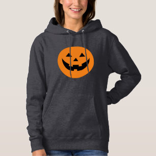 Schattige sinaasappel Jack o lantaarn pompoen gezi Hoodie