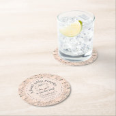 Schattige Sinaasappel Little Pumpkin Herfst Baby s Ronde Kartonnen Onderzetter (Insitu)