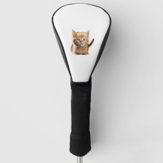 Schattige sinaasappel met strepen munchkin cat. Kl Golfheadcover