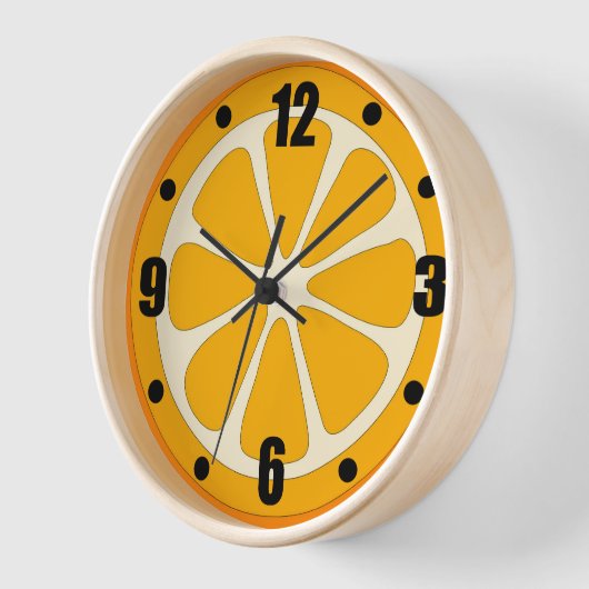 Schattige Sinaasappel Slice Eenvoudige minimalisti (Hoek)