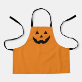 Schattige sinaasappel zwart Jack o lantaarn pompoe Schort (Voorkant)