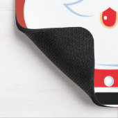 Schattige Sinterklaas aangepaste mousepad Muismat (Hoek)