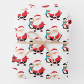 Schattige Sinterklaas assortiment patroon Inpakpapier Vel (In situ)