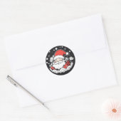 Schattige Sinterklaas Kerst sticker (Envelop)