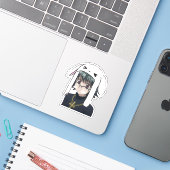 schattige sjiizuku Murazaki hunter x hunter anime Sticker (Laptop met iPhone)