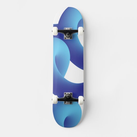 Schattige skateboard met Abstracte geometrische ac (Voorkant)