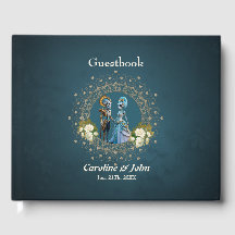 Schattige skelet bruiloft paar gotische stijl