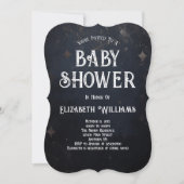 Schattige skelet heks Halloween Baby shower Kaart (Voorkant)