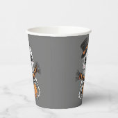 Schattige Skelet Illustratie Papieren beker (Links)