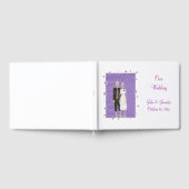 Schattige Skelet Paar Halloween Bruiloft Gastenboe Gastenboek (Volledig)