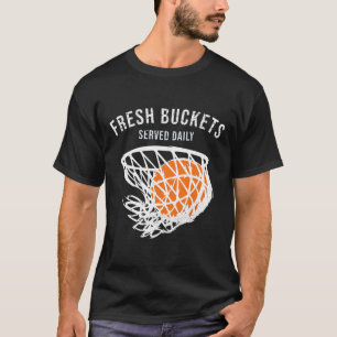 Schattige skeletspeler liefhebber verse emmers ges t-shirt