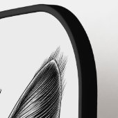 Schattige sketch van Young Cat Personal Pickleball Paddle (Links Detail)