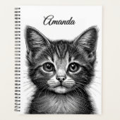 Schattige sketch van Young Cat Personal Planner (Voorkant)