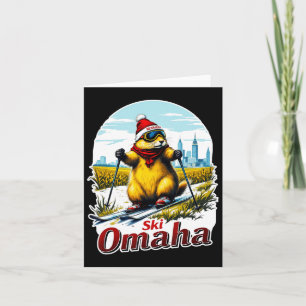 Schattige ski-avontuur in Omaha Groundhog Prairie Kaart