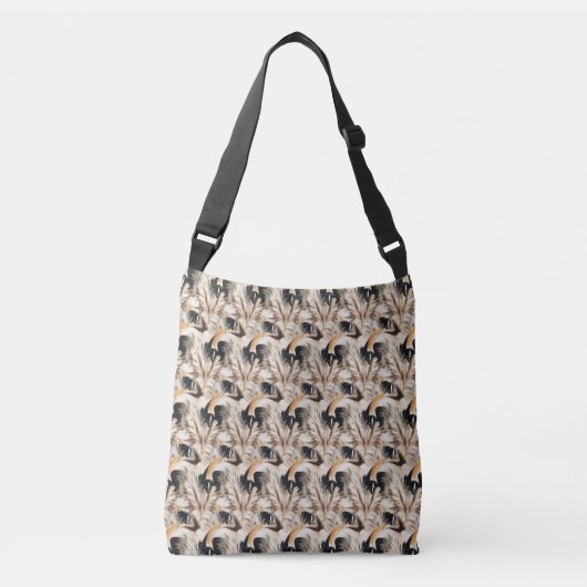 Schattige Skunk Animal Pattern Hoesje-Mate iPhone Crossbody Tas (Voorkant)