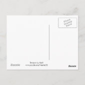 Schattige skunk - Het spijt me Briefkaart (Achterkant)