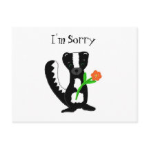 Schattige skunk - Het spijt me