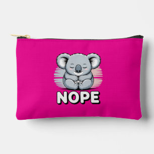 Schattige Slaande Koala “Nee” Grappige Cartoon Etui