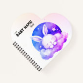 Schattige Slaap Konijn Notitieboek (Voorkant)