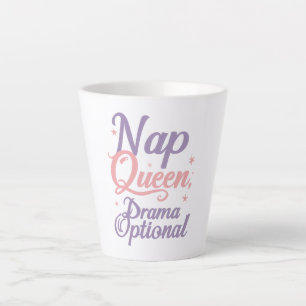 Schattige Slaap Minnaar Anti-Drama Uitspraak Latte Mok