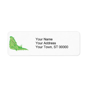 schattige slaapalligator etiket