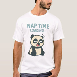 Schattige Slaapdronken Panda “SlaapTijd Wordt Gela T-shirt