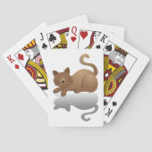 Schattige Slaapkat Pokerkaarten (Achterkant)