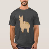 Schattige slaapstand op een Llama T-shirt (Voorkant)